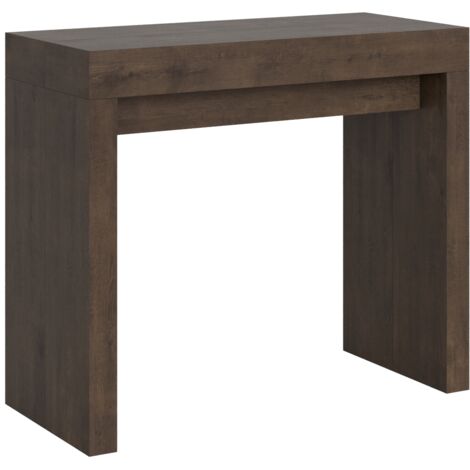 Consolle allungabile - ROXELL - Colore: Noce - Dimensioni: 90x40/300