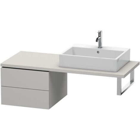 Consolle bassa L-CUBE 400x520x547mm cemento