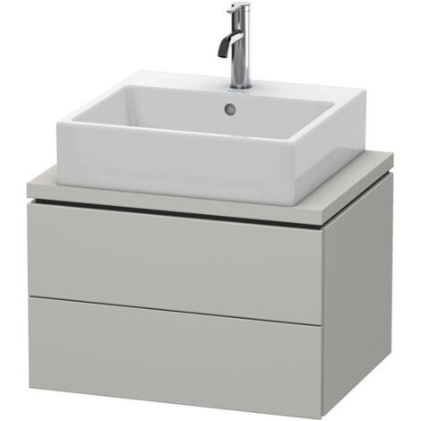 Consolle bassa L-CUBE 400x620x477mm cemento