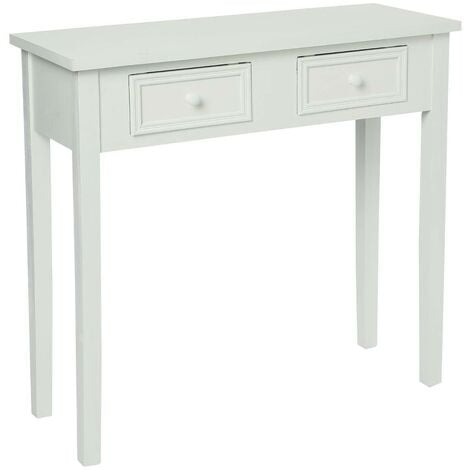 Consolle bianca Charme L80cm - Atmosphera créateur d'intérieur