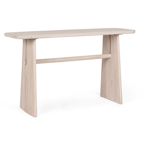 Consolle "Elisheva" in legno di mango massiccio per sala da pranzo -135 x h 78 cm