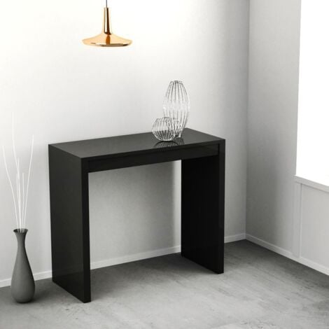 Consolle Eliza allungabile colore nero laccato lucido o opaco 3 mt