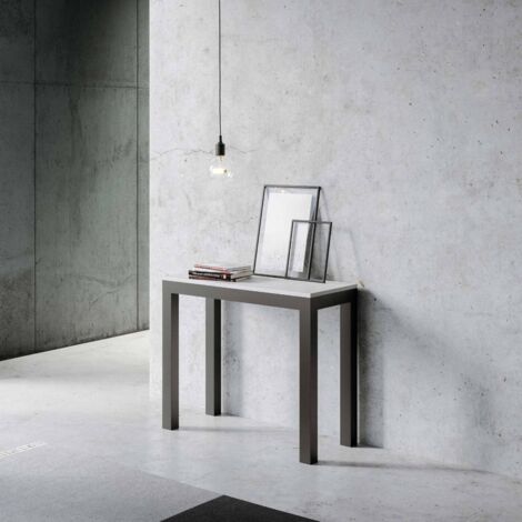 Consolle EVERYDAY SMALL EVOLUTION Bianco Frassino allungabile a 196 cm