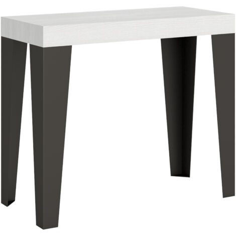 Consolle FLAME SMALL Bianco Frassino allungabile a 196 cm