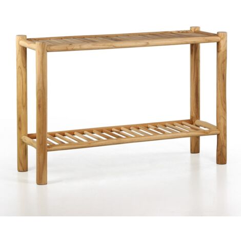 Consolle in legno di teak naturale 120x80x40cm - Shein