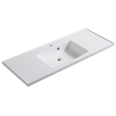 CONSOLLE IN RESINA MOD. LC24 cm 80 x 45 - Vasca a Destra