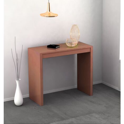 Consolle Jenny allungabile colore CORAL laccato lucido o opaco 3 mt
