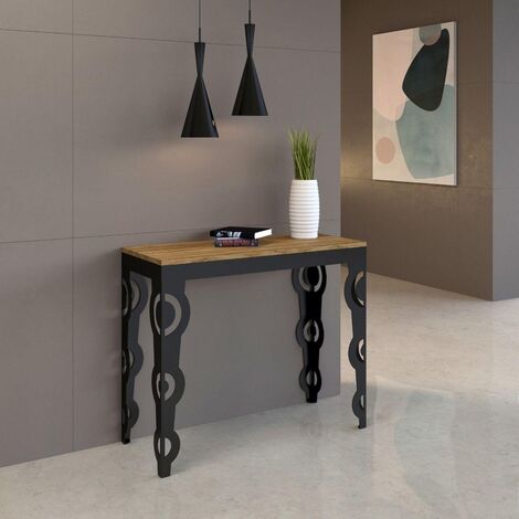 Consolle KARAMAY SMALL EVOLUTION Quercia Natura allungabile a 196 cm