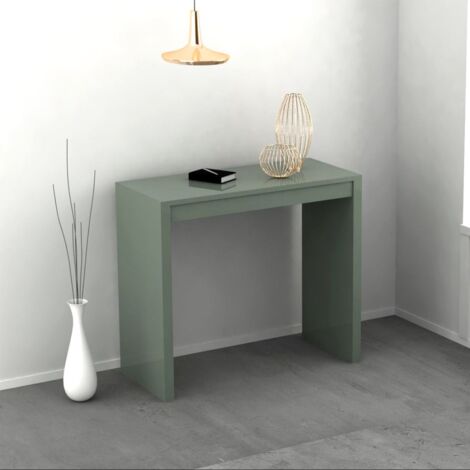 Consolle Pulcinella allungabile colore Verde garda laccato lucido o opaco 3 mt