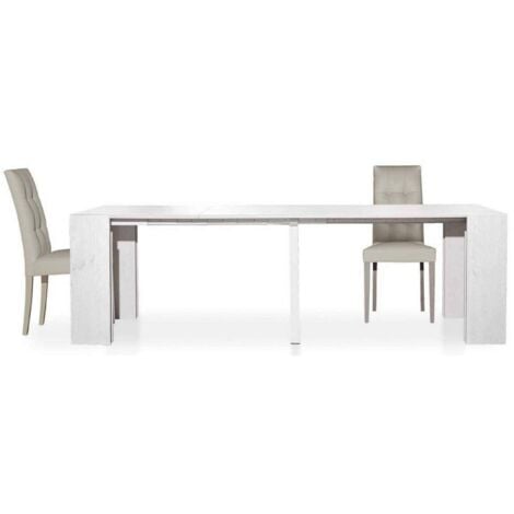 Consolle tavolo allungabile Audace bianco larice