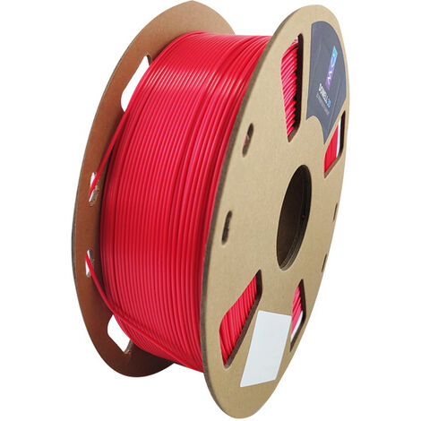 Filament pour imprimante 3D RS PRO, PLA, Ø 1.75mm, Rouge, 2.3kg