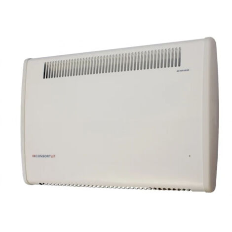 CONSORT CLAUDGEN PLSTiE 1.5kW Slimline Low Surface Temperature Wall Fan Heater