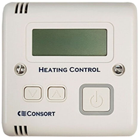 CONSORT CLAUDGEN SLVTB Battery-Powered Run-Back Timer and Adjustable Thermostat