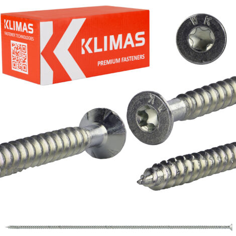 Const. Tornillos de cabeza avellanada con rosca completa WKFS-10600