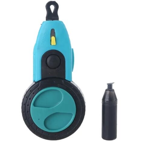 Construcción 8M Pluma de tinta Trazador Auto-Tap Marcador Mini Herramienta de línea de tiza Carpintería Recall Cordón Juego de carretes