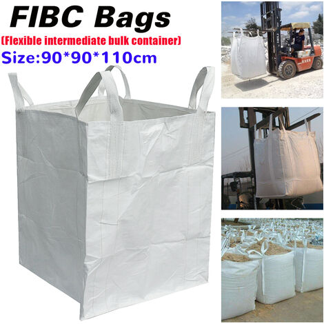 Constructeurs de sacs en vrac de 1,5 tonne et stockage de déchets de tonne FIBC de sac de gravats de jardin