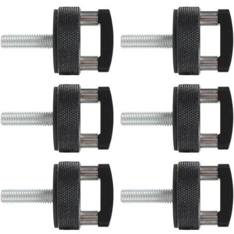 Construction en Aluminium Résistant À La Rouille Ensemble De Fixations Supérieures Rigides Vis Pouce Retrait Rapide Anneaux en D Adaptés Vis Pouce Rapides Et Faciles