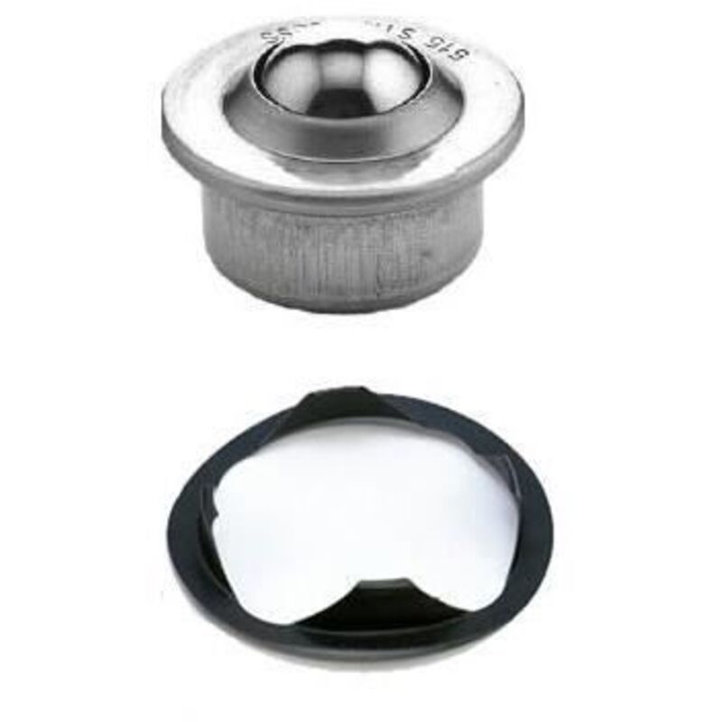 construction site equipment 22 mm zinc “drop-in” ball transfer unit with spring connection