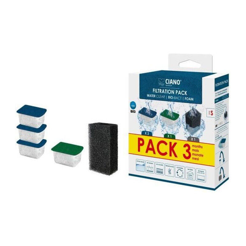 Ciano - pack 3 mois cartouches filtration taille s
