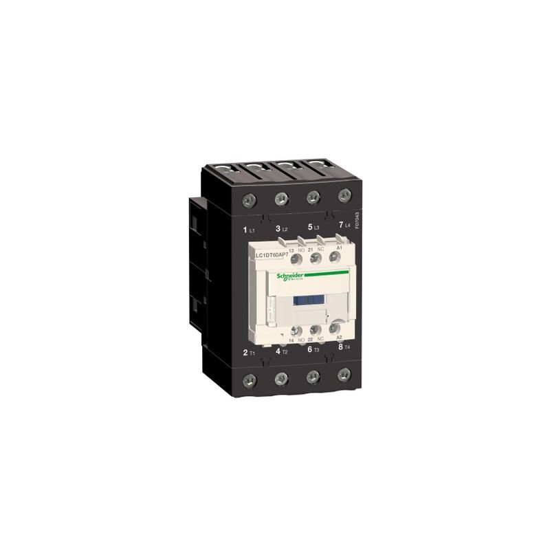 

CONT. EVER 4P 60A AC1 110VCA-50/60Hz SCHNEIDER ELECTRIC LC1DT60AF7