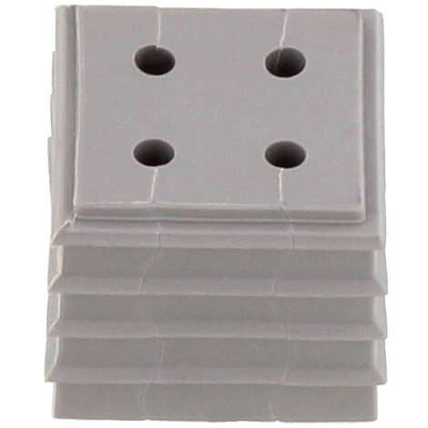 CONTA-CLIP KDS-DE 4X2-3 GR Dichtelement     Thermoplastisches Elastomer Grau 10 St.