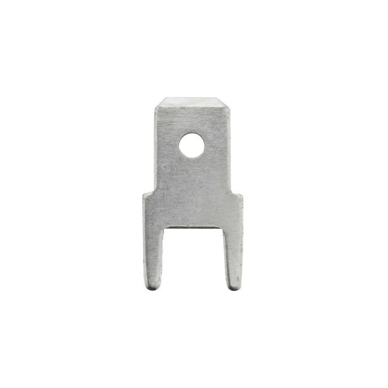 Contact à languette 4.8 mm x Vogt Verbindungstechnik 382508.28 non isolé métal 100 pc(s)