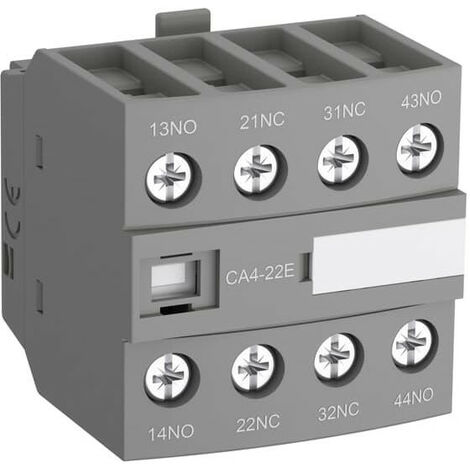 Contact Aux. frontal 2NO+2NF pour Relais Nf 1SBN010140R1222 ABB H313024