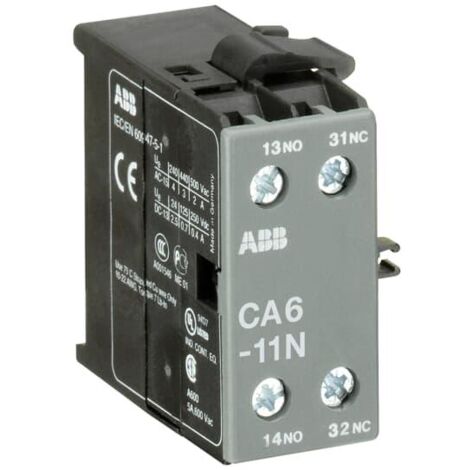 Contact Auxilaire Latéral 1NO+1NF pour Contacteur B/Vb 3 Pôles avec 1 Nf GJL1201317R0004 ABB 09463