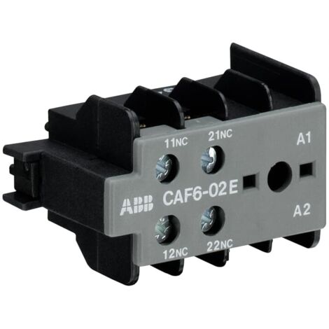 Contact auxiliaire ABB CAF6 2 contacts 2NF Surface ( Prix pour Paquet de 10 )