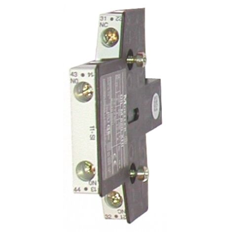 Contact auxiliaire Eaton Eaton Moeller 2 contacts 1 N/F + 1 N/O Side Mount ( Prix pour 1 )