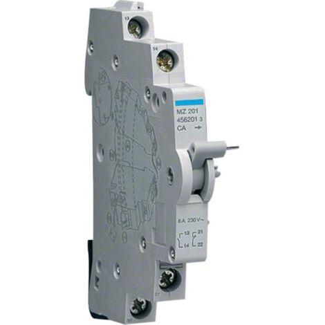 HAGER MZ201 Contact auxiliaire CA 1O+1F 6A 240V AC