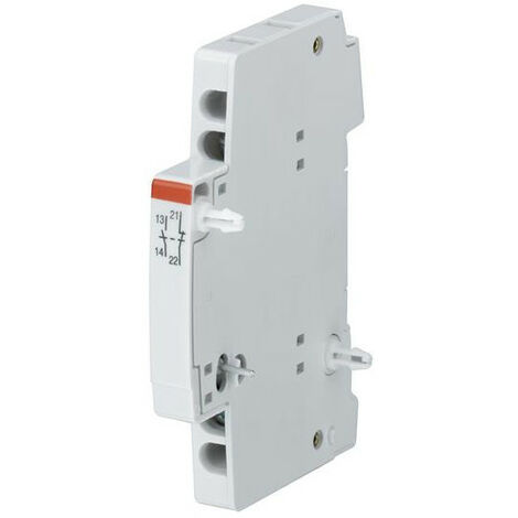 Contact auxiliaire Montage rail DIN, 2 N/O, 10 A, 24 V (c.a./c.c.) ( Prix pour 1 )
