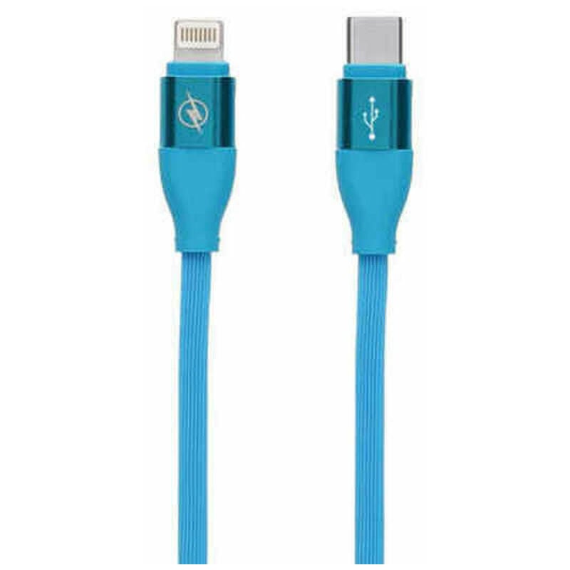 

Cable de Datos/Carga con USB LIGHTING Tipo C Azul (1,5 m) - Contact