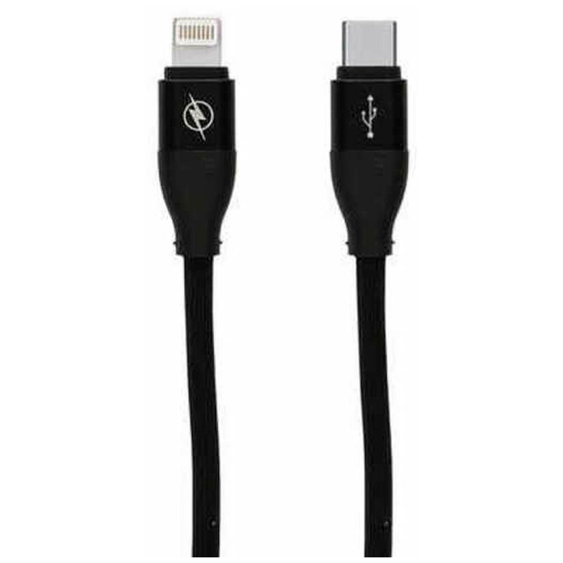 

Cable de Datos/Carga con USB LIGHTING Tipo C Negro (1,5 m) - Contact