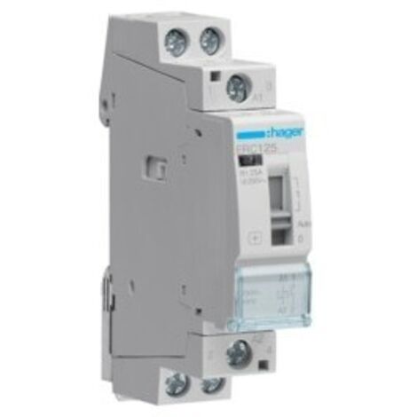 Contact cde manu 25A, 1F, 230V - AUTOMATISMES HAGER ERC125