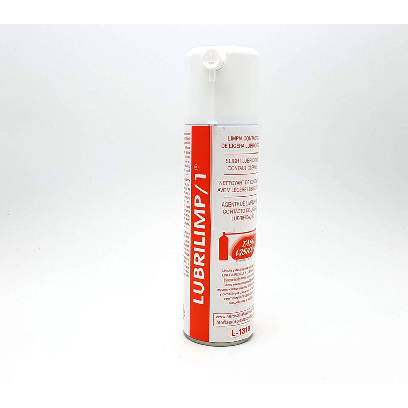 Contact Cleaner Spray Lubrifiant léger, nettoie et lubrifie les contacts électriques Tasovision LUBRILIMP1-335