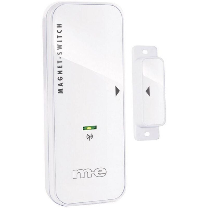 M-e Modern-electronics - Contact de porte/fenêtre pour Sonnette sans fil 41131 100 m blanc