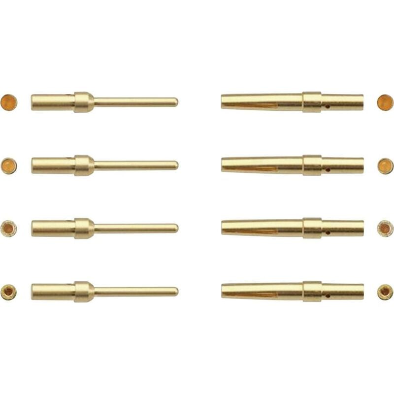 Contact femelle à sertir Harting 09670008476 awg min.: 24 - awg max.: 20 doré 1 pc(s) C73000