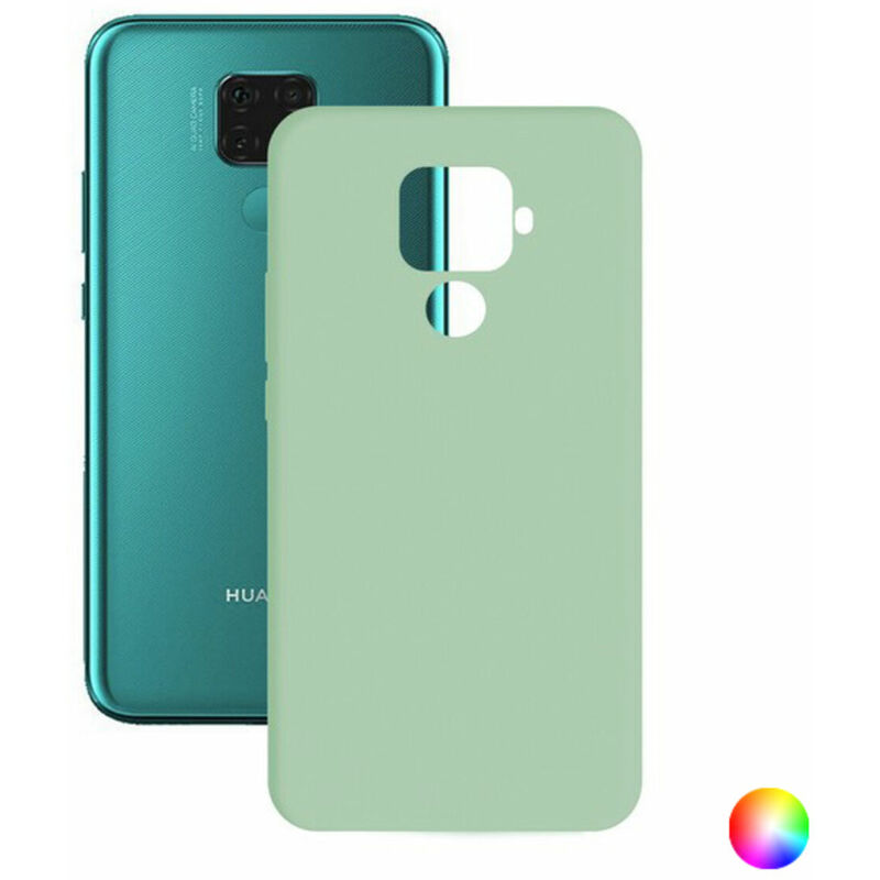 

Funda para Móvil Huawei Mate 30 Lite Silk TPU Turquesa - Contact