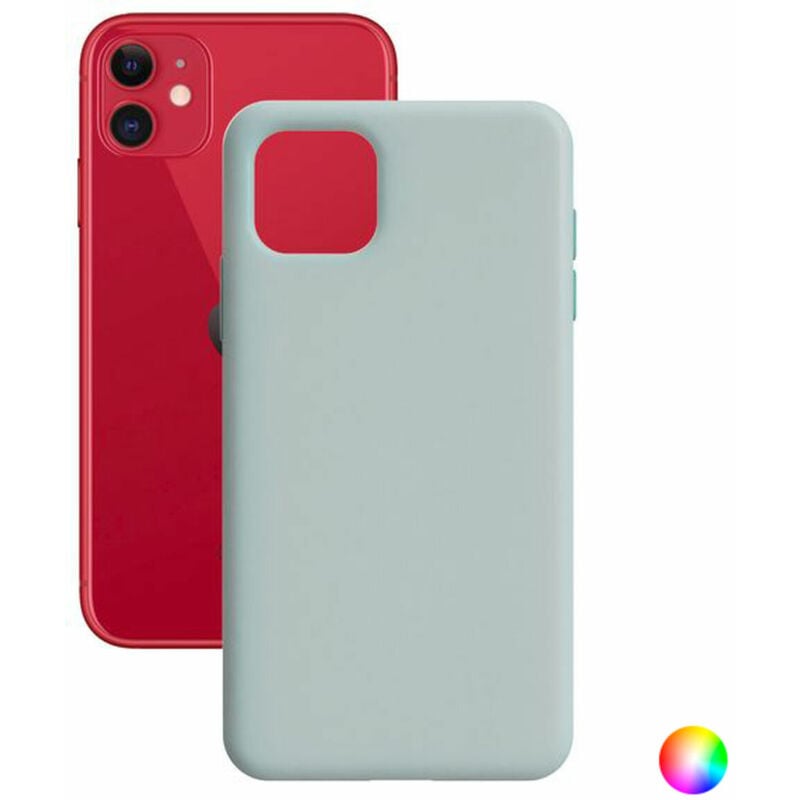 

Funda para Móvil Iphone 11 Silk Rojo - Contact
