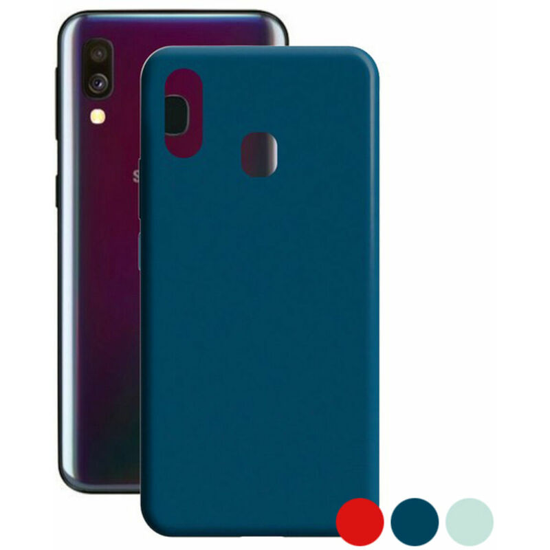 

Funda para Móvil Samsung Galaxy A40 Silk TPU Turquesa - Contact