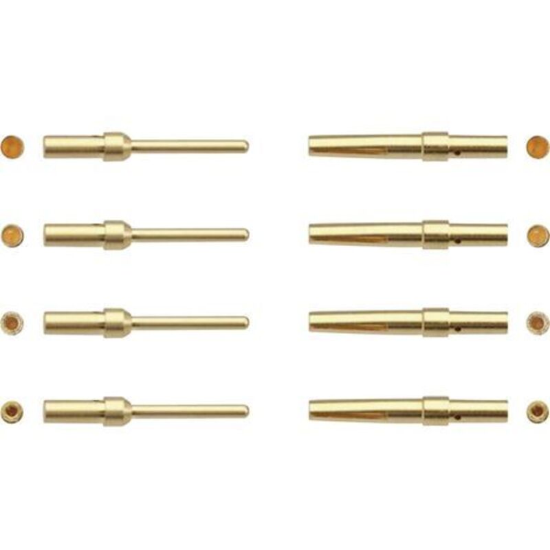 Contact mâle à sertir Harting 09670008576 awg min.: 24 - awg max.: 20 doré 1 pc(s) C78777