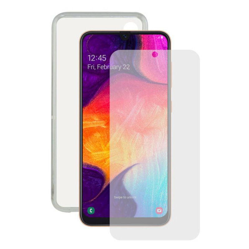 

Protector de Pantalla Cristal Templado para Móvil + Funda para Móvil Samsung Galaxy A30s/A50 - Contact