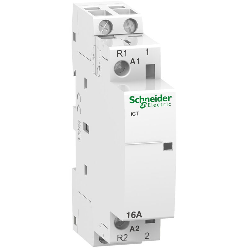 Schneider Electric - A9c22115 - Contacteur Bipolaire - 1no+1nf - 16a - Bobine 24vca - Schneider Acti 9 Ict