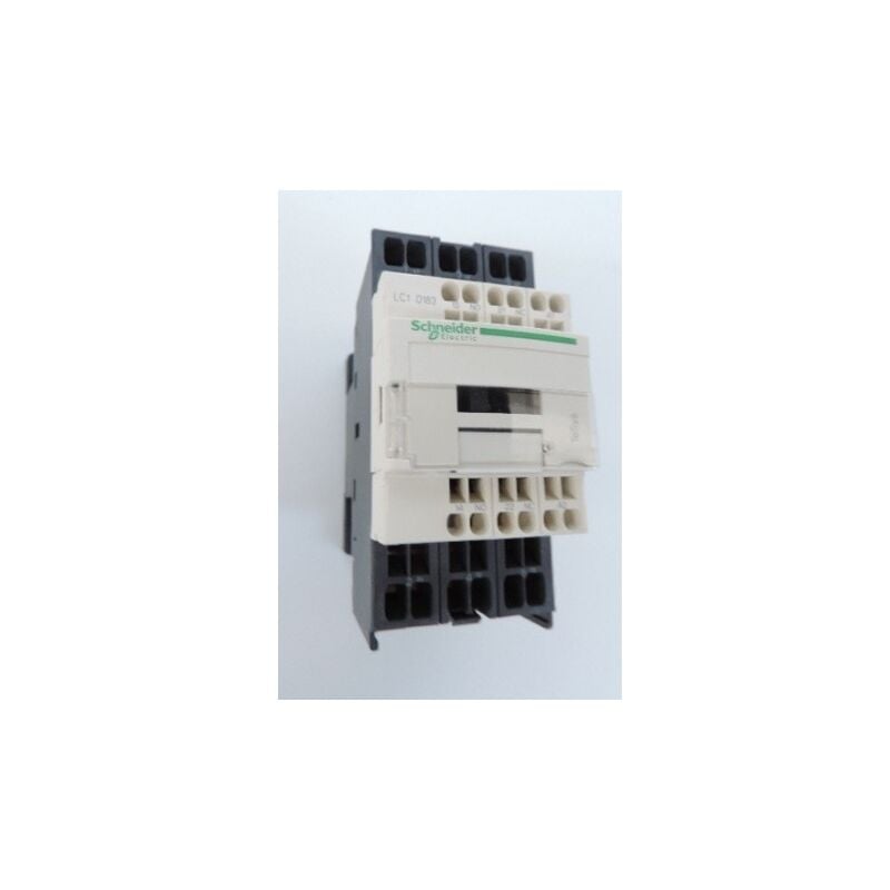 Contacteur 18A 3P 440V AC-3 contact 3F (3NO) aux 1F 1O bobine 42V ac 50-60Hz bornes à ressort tesys Schneider Electric LC1D183D7