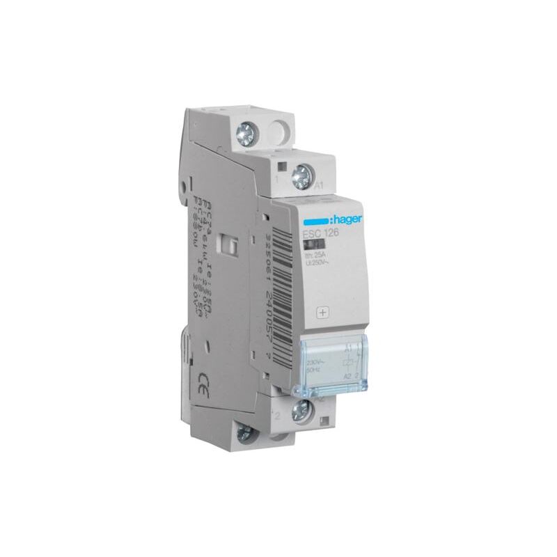 Contacteur 25A 1O 230V Hager ESC126