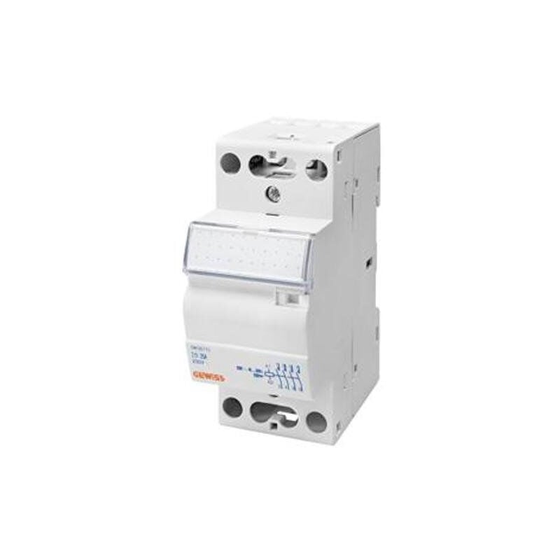 Gewiss - contacteur 230 V 4 NA 25 A 2 MODULES GWD6715
