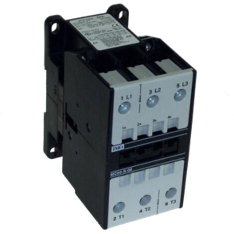 Contacteur 3 Poles 63A - 30KW, 400VAC MC62-S-00400