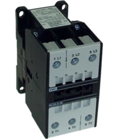 Contacteur 3Poles 50A - 22KW, 400VAC MC50-S-00400