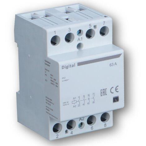 Contacteur 4x63A 400Vac 4NO - Digital electric 04526
